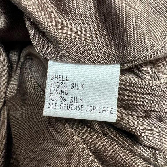 Vintage Talbots Pure Silk Floral Paisley Sleeveless Tank Top - Picture 7 of 8